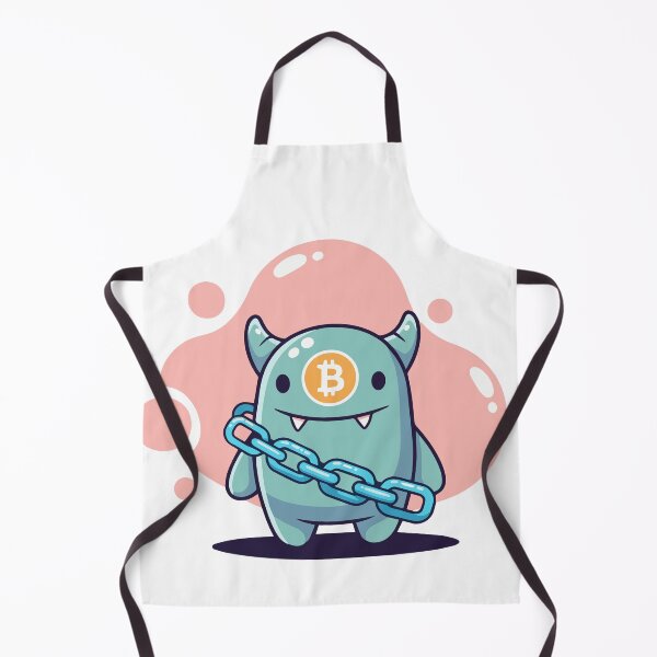 Item preview, Bitcoin Chained Cute Monster designed and sold by XYZ LAB by Jesuperman.
