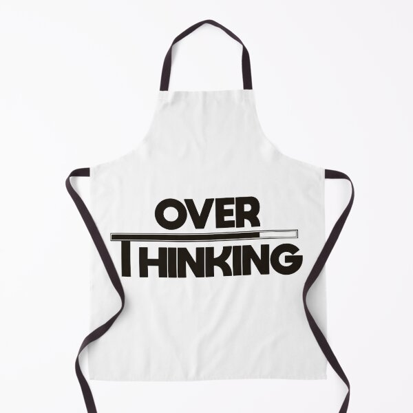 Item preview, Overthinking Minimal Typography Sticker designed and sold by MYNDesigns.