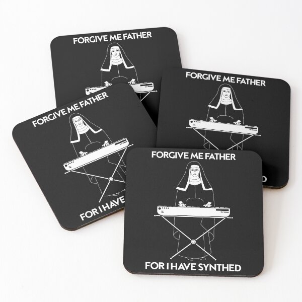 Item preview, Forgive Me Father For I Have Synthed designed and sold by fadstudio.
