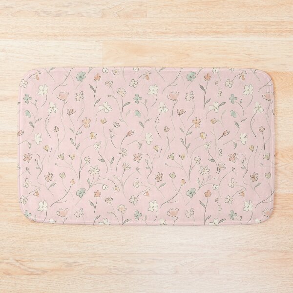 Item preview, Soft Pink Minimal Floral Seamless Pattern Elegant Small Flowers Design designed and sold by daila70.