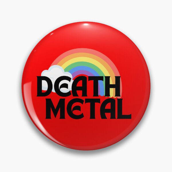 Artikelvorschau, Death Metal Regenbogen entworfen und verkauft von StickerDemons.
