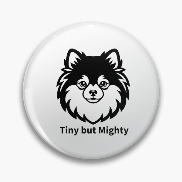 Item preview, Pomeranian Shirt – Tiny but Mighty Funny Dog Lover Gift designed and sold by gloria33326.