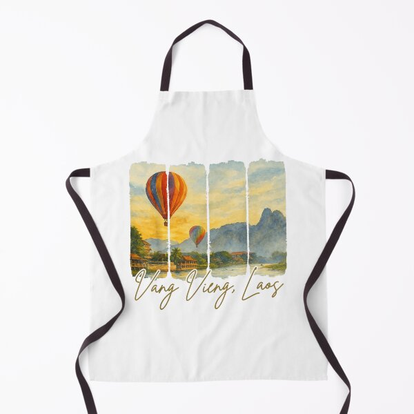 Item preview, vang vieng laos travel trip brushstroke vang vieng souvenir designed and sold by 3INEKMIZAN.
