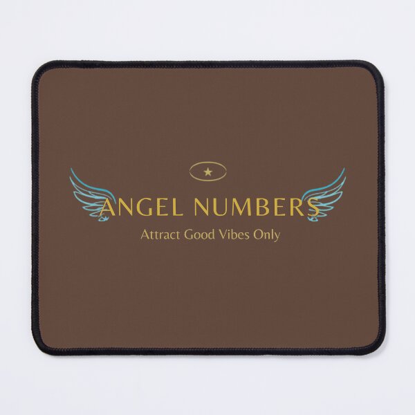 Item preview, Angel Numbers – Attract Good Vibes Only Spiritual Aesthetic Typography Design designed and sold by CosmicQuietLab.