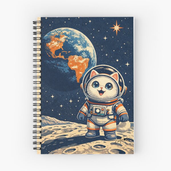 Item preview, Retro Moon Landing Anniversary Poster designed and sold by CataosMeow.
