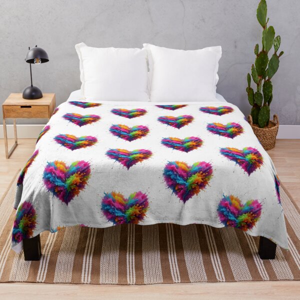 Item preview, Colorful Abstract Heart Splash Art designed and sold by MarselArt.