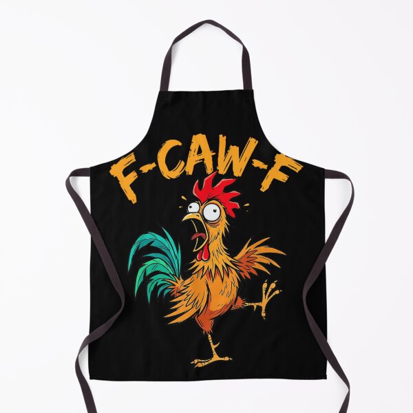 Item preview, Funny Screaming Chicken F-CAW-F Sarcastic Rooster Morning Coffee Humor Meme designed and sold by ObukiLantara.