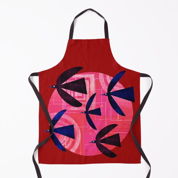Item preview, Geometric Birds on Pink Background designed and sold by Andrew Hitchen.