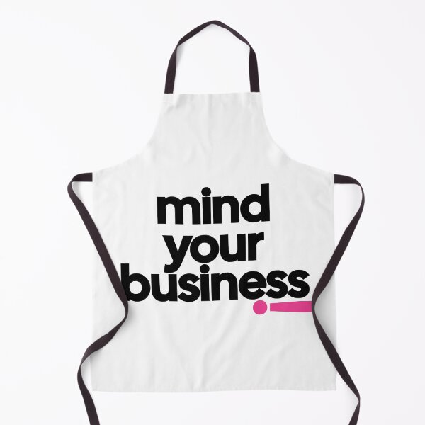 Item preview, Mind Your Business Bold Typography Funny Quote designed and sold by EzekRenne.
