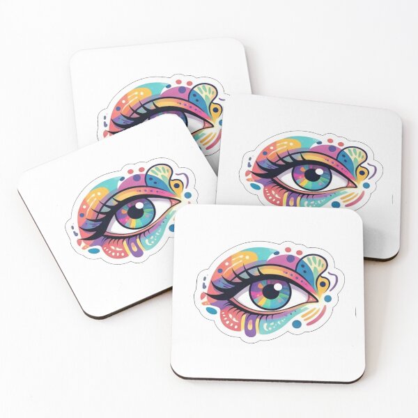 Item preview, Multicolor Eye designed and sold by Red-MStickers.