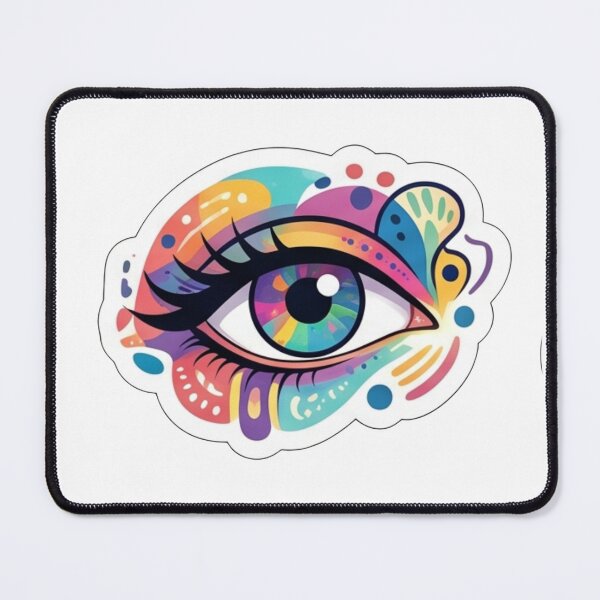 Item preview, Multicolor Eye designed and sold by Red-MStickers.