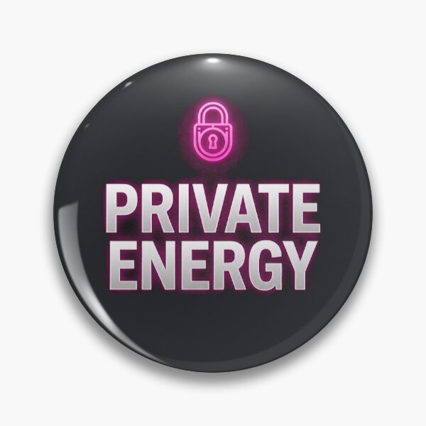 Item preview, Private Energy Locked In Neon Padlock Design designed and sold by PixelQ.