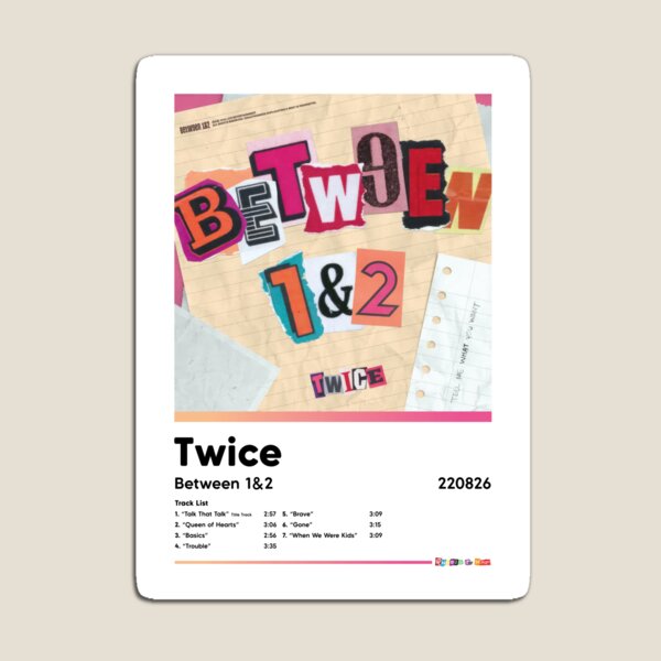 Item preview, Twice - Between 1&2 - Album Artwork Poster designed and sold by RhodesToKpop.