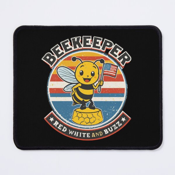 Item preview, Beekeeper USA – Red White And Buzz designed and sold by KapiPrint.