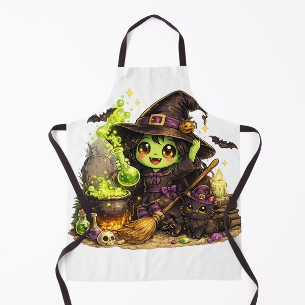 Item preview, Cute Spooky Witch Halloween Kawaii  designed and sold by redsharkuk.