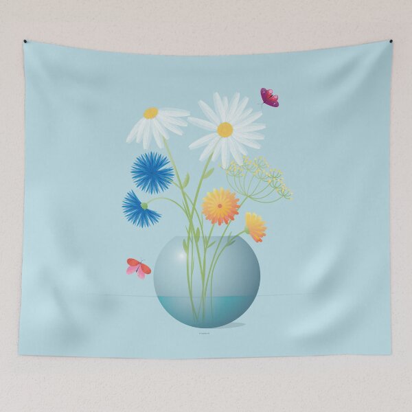 Item preview, Vase of gardenflowers designed and sold by feigenherz.