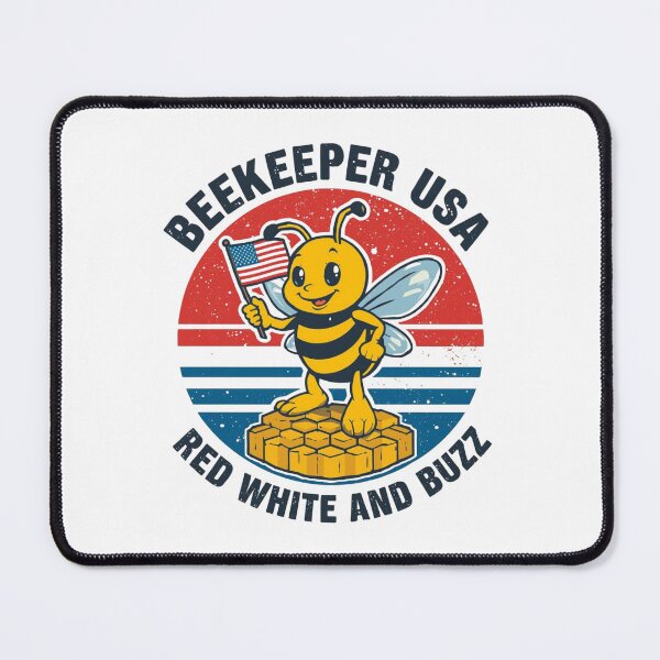 Item preview, Beekeeper USA – Red White And Buzz designed and sold by KapiPrint.