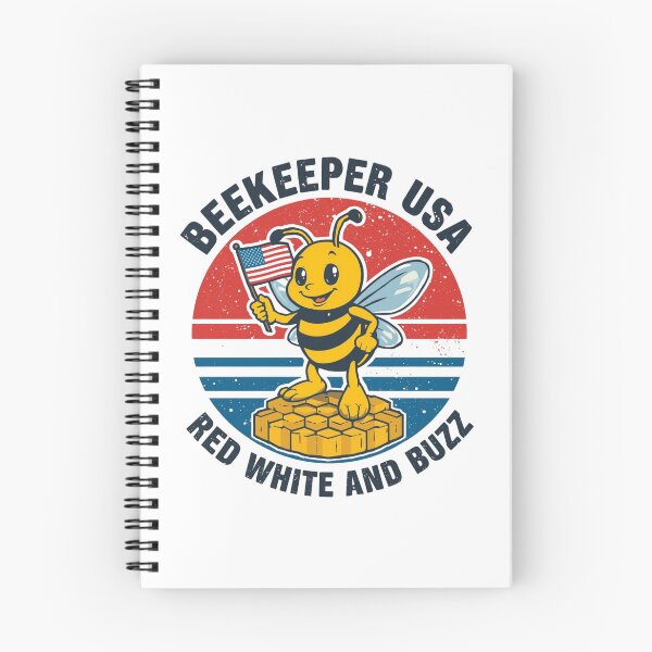 Item preview, Beekeeper USA – Red White And Buzz designed and sold by KapiPrint.