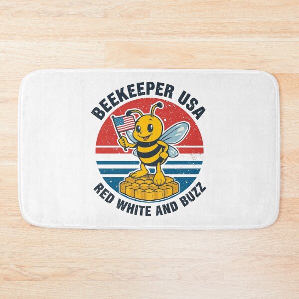 Item preview, Beekeeper USA – Red White And Buzz designed and sold by KapiPrint.