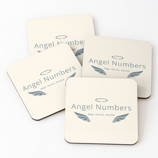 Item preview, Angel Numbers – Align. Attract. Ascend. Spiritual Aesthetic Typography Design designed and sold by CosmicQuietStudio.