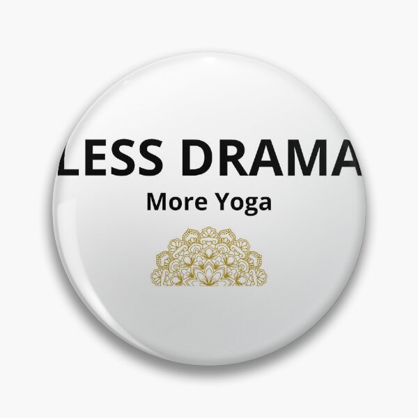 Item preview, Less Drama More Yoga – Minimalist Yoga Lifestyle Quote  designed and sold by FreshLineArts.
