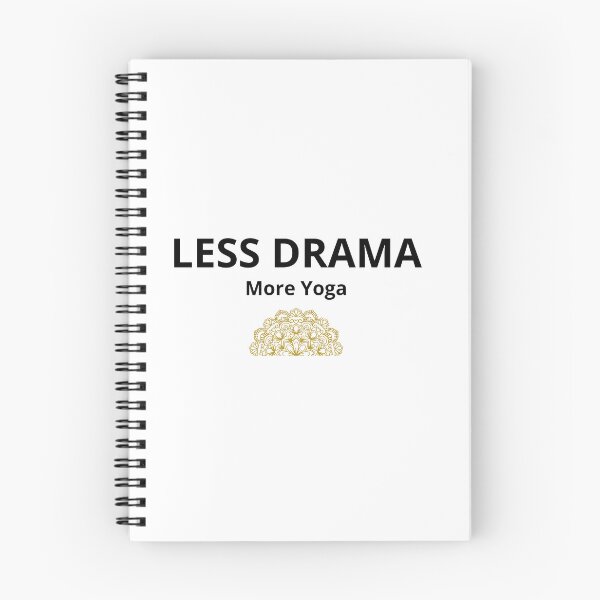 Item preview, Less Drama More Yoga – Minimalist Yoga Lifestyle Quote  designed and sold by FreshLineArts.