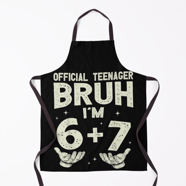 Item preview, Official Teenager Bruh I am 6 Plus 7 Funny 13th Birthday Boy designed and sold by PhocoNibict.