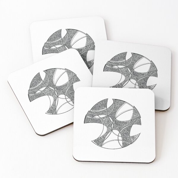 Item preview, No Center. Abstract Monochrome Line Art. Black & White  designed and sold by KateQR.