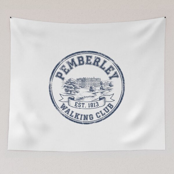 Item preview, Pemberley Walking Club Est 1813 Pride and Prejudice Estate designed and sold by Fenay Designs.