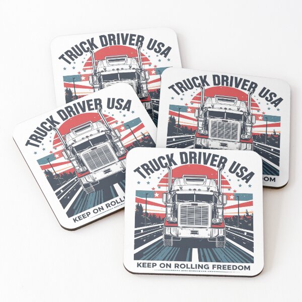 Item preview, Truck Driver USA – Keep On Rolling Freedom designed and sold by KapiPrint.