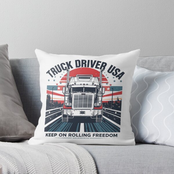 Item preview, Truck Driver USA – Keep On Rolling Freedom designed and sold by KapiPrint.