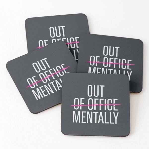 Item preview, Out of Office Mentally Burnout Remote Worker designed and sold by PixelQ.