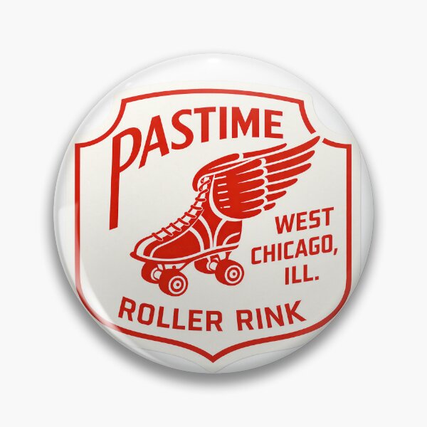 Item preview, Pastime Roller Rink West Chicago Illinois Roller Skating Rink Sticker Decal Label designed and sold by tislord.
