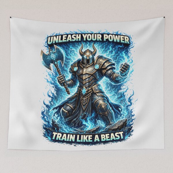 Item preview, Unleash Power Train Like Beast Warrior Design designed and sold by Nixora.