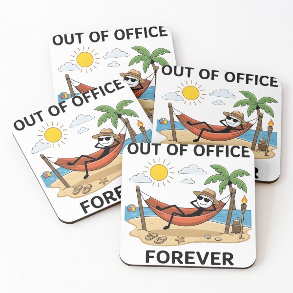 Item preview, Out of Office Forever Funny Retirement Beach Vacation designed and sold by haitrieuic96.