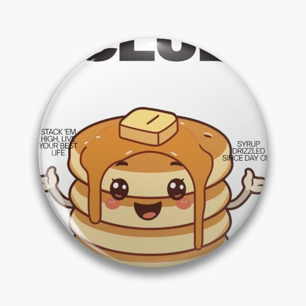 Item preview, Retro Brunch Club Pancake Mascot Vintage Kawaii Foodie designed and sold by PACS0011.