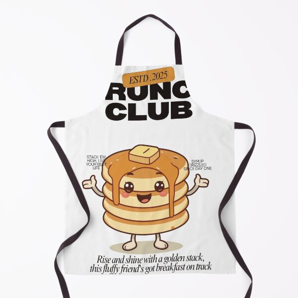 Item preview, Retro Brunch Club Pancake Mascot Vintage Kawaii Foodie designed and sold by PACS0011.