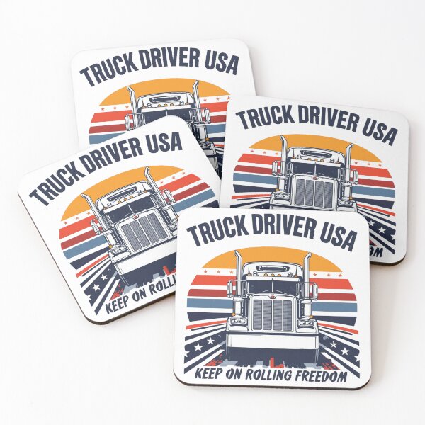 Item preview, Truck Driver USA – Keep On Rolling Freedom designed and sold by KapiPrint.