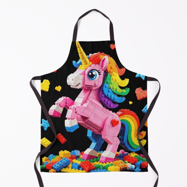 Item preview, Rainbow Building Blocks Unicorn Magic Fantasy Toy Bricks For Kids Girls designed and sold by PhocoNibict.