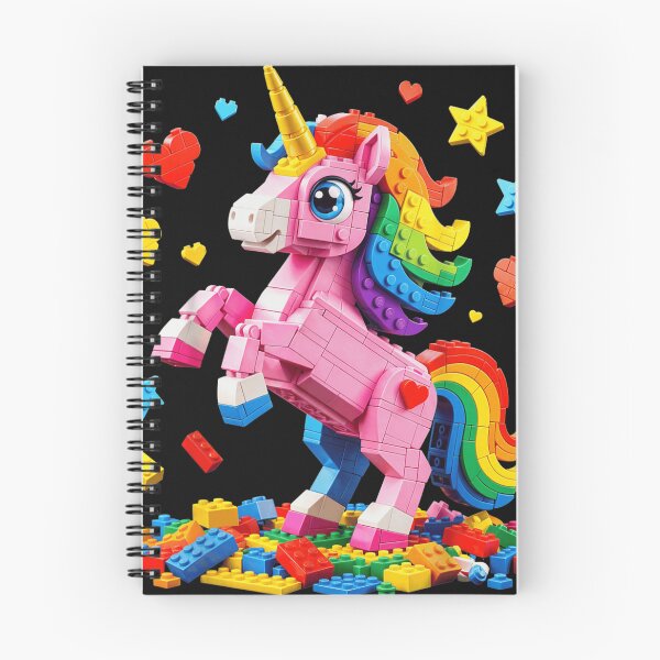 Item preview, Rainbow Building Blocks Unicorn Magic Fantasy Toy Bricks For Kids Girls designed and sold by PhocoNibict.