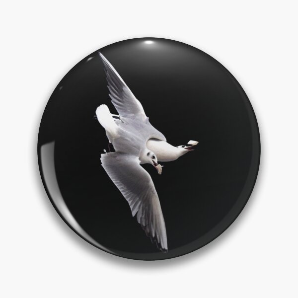 Item preview, Perfect Timing in Flight Seagull Wall Art designed and sold by MammieLO Art.