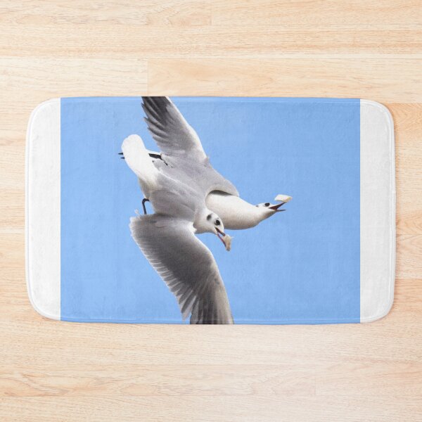 Item preview, Perfect Timing in Flight Seagull Wall Art designed and sold by MammieLO Art.