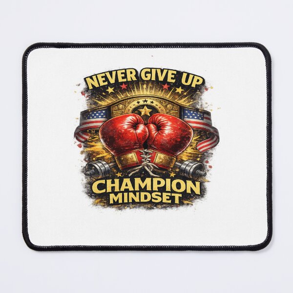 Item preview, Champion Mindset Boxing Motivation Gym Fighter Design designed and sold by Artbysarmina.