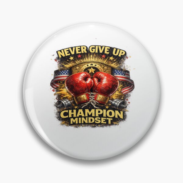 Item preview, Champion Mindset Boxing Motivation Gym Fighter Design designed and sold by Artbysarmina.