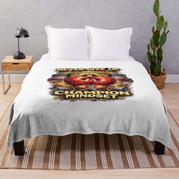 Item preview, Champion Mindset Boxing Motivation Gym Fighter Design designed and sold by Artbysarmina.