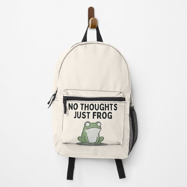 Item preview, No Thoughts Just Frog Shirt – Silly Empty Brain Meme Tee designed and sold by ZyxDes.