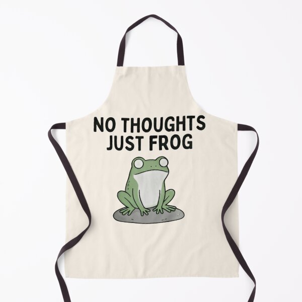Item preview, No Thoughts Just Frog Shirt – Silly Empty Brain Meme Tee designed and sold by ZyxDes.