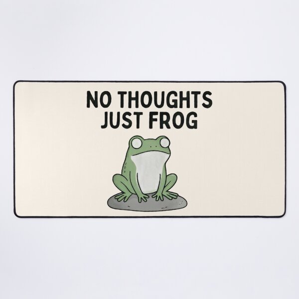 Item preview, No Thoughts Just Frog Shirt – Silly Empty Brain Meme Tee designed and sold by ZyxDes.