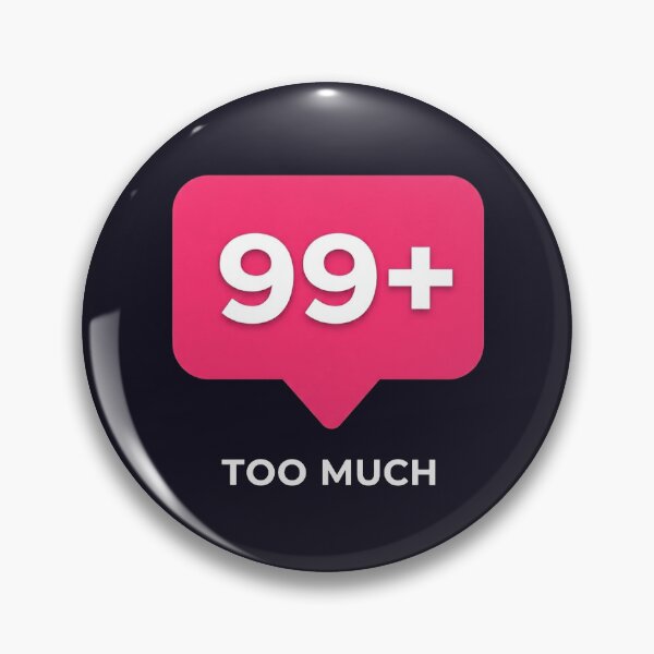 Item preview, Overstimulated 99+ Notifications Too Much Anxiety Shirt designed and sold by PixelQ.