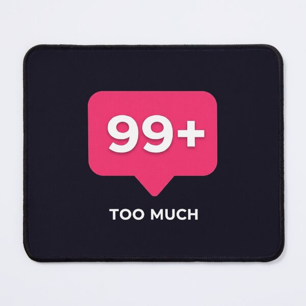 Item preview, Overstimulated 99+ Notifications Too Much Anxiety Shirt designed and sold by PixelQ.